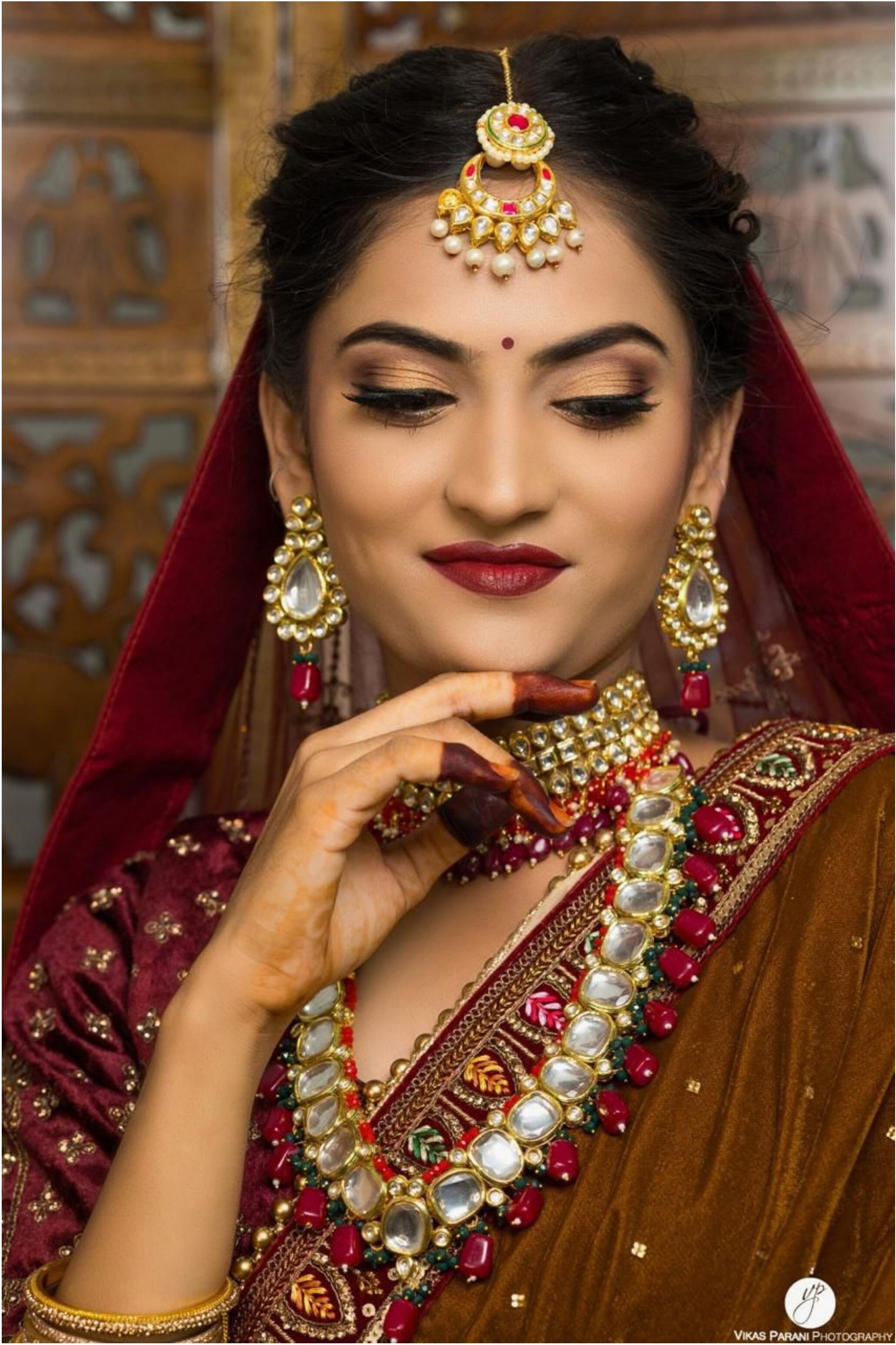 Bridal jewelry & makeup