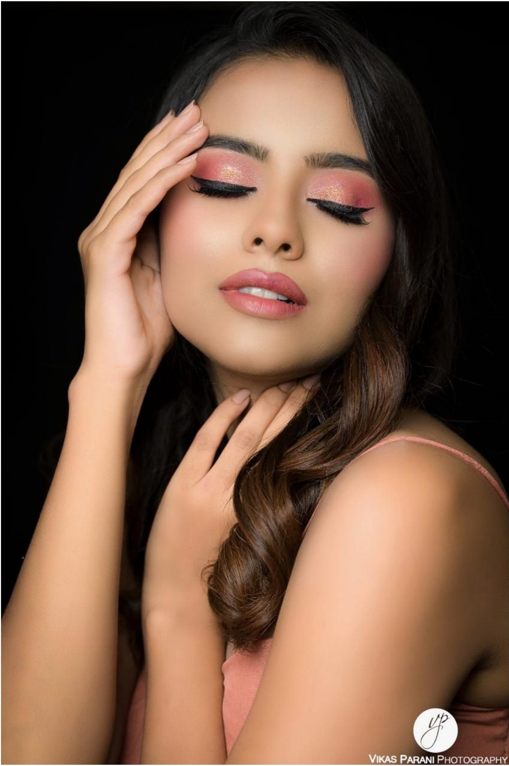 Soft glam pink tones